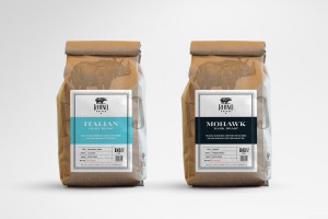 Rhino Coffee Bags - Italian & Mowhawk.