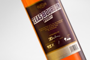 Rio Brazos Distillery Texas Bourbon Whiskey Closeup