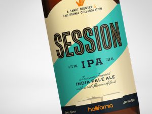 Sandt Brewery Hallifornia Session IPA - Closeup