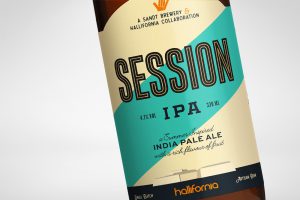 Sandt Brewery Hallifornia Session IPA - Closeup Cover