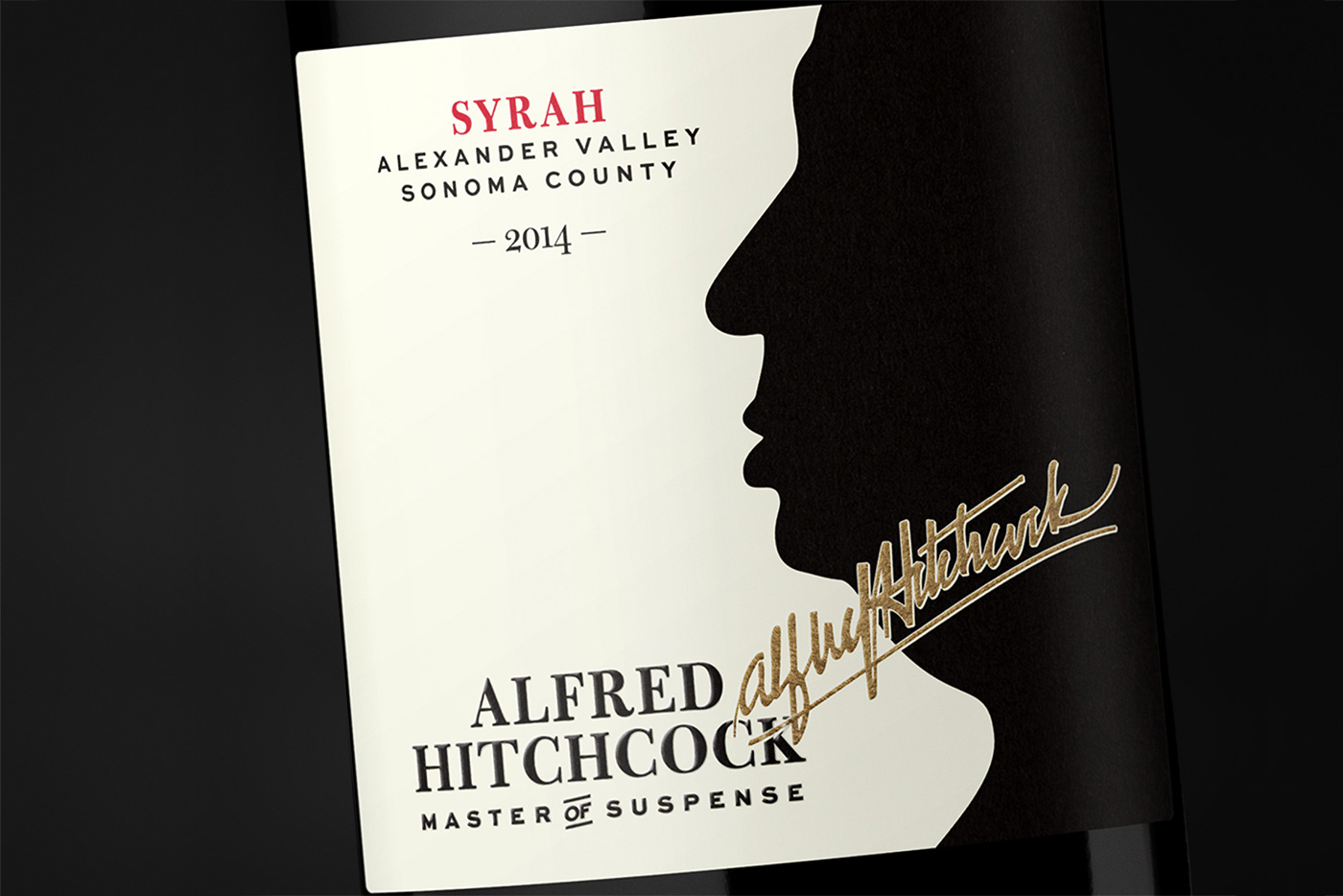 Alfred Hitchcock Master of Suspense Syrah 2014 - Cover