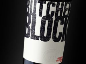 Butcher Block 2014 Red Blend Label