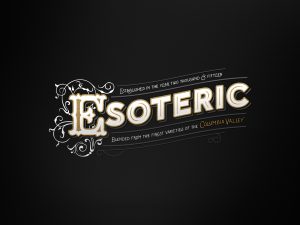 Esoteric Wine Wordmake Logotype