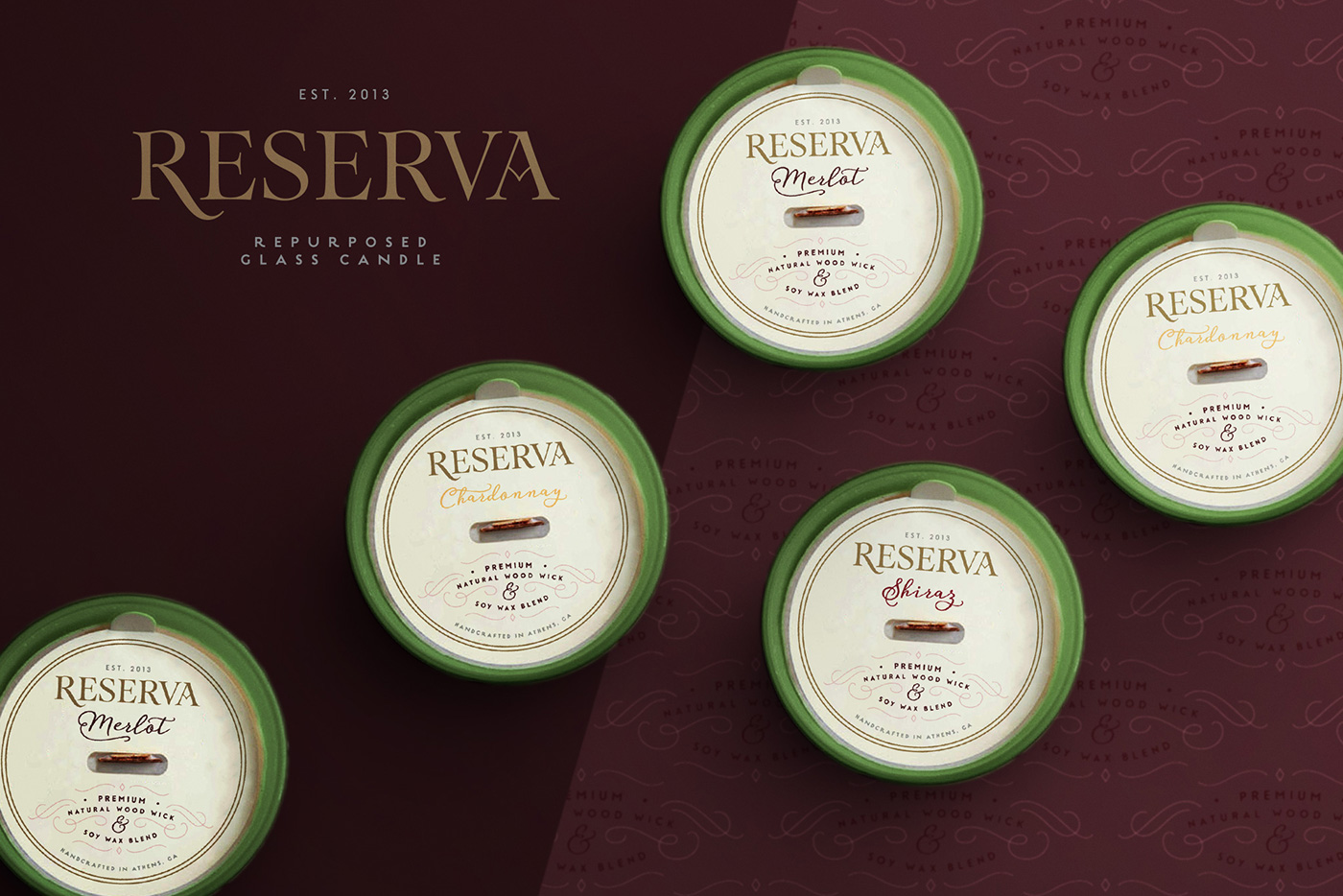 Reserva | Wine Bottle Candle Collection
