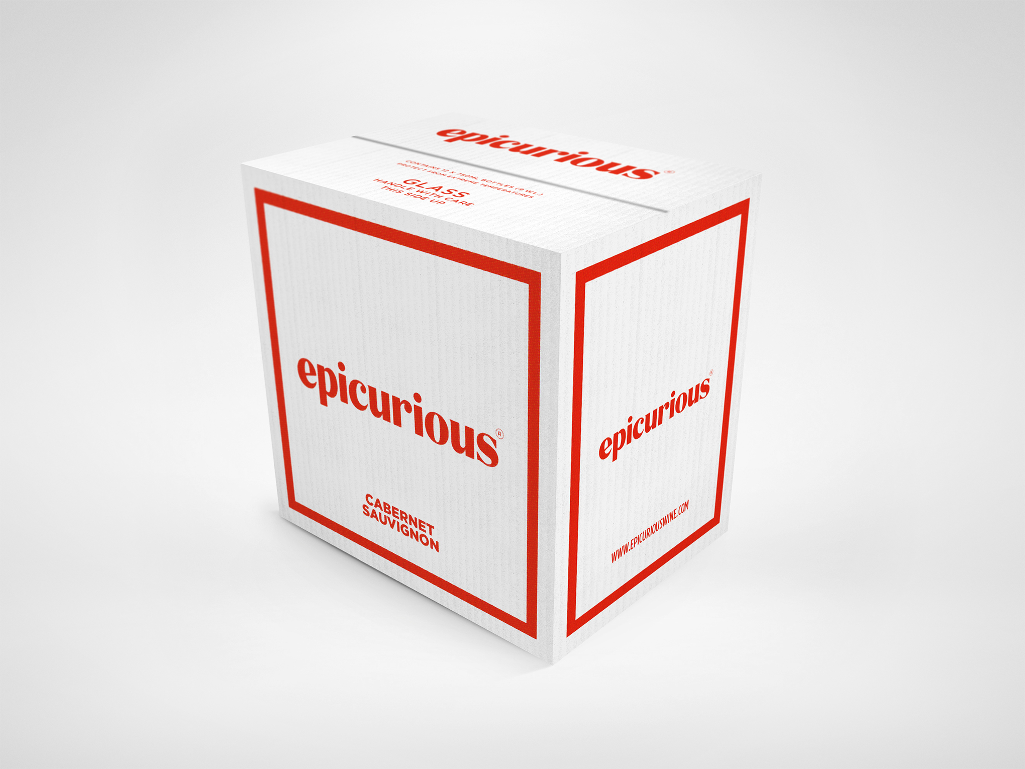 Epicurious Wine Carton White